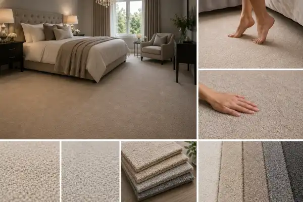 Saxony carpets for a soft, luxurious feel for master bedrooms by Weavor